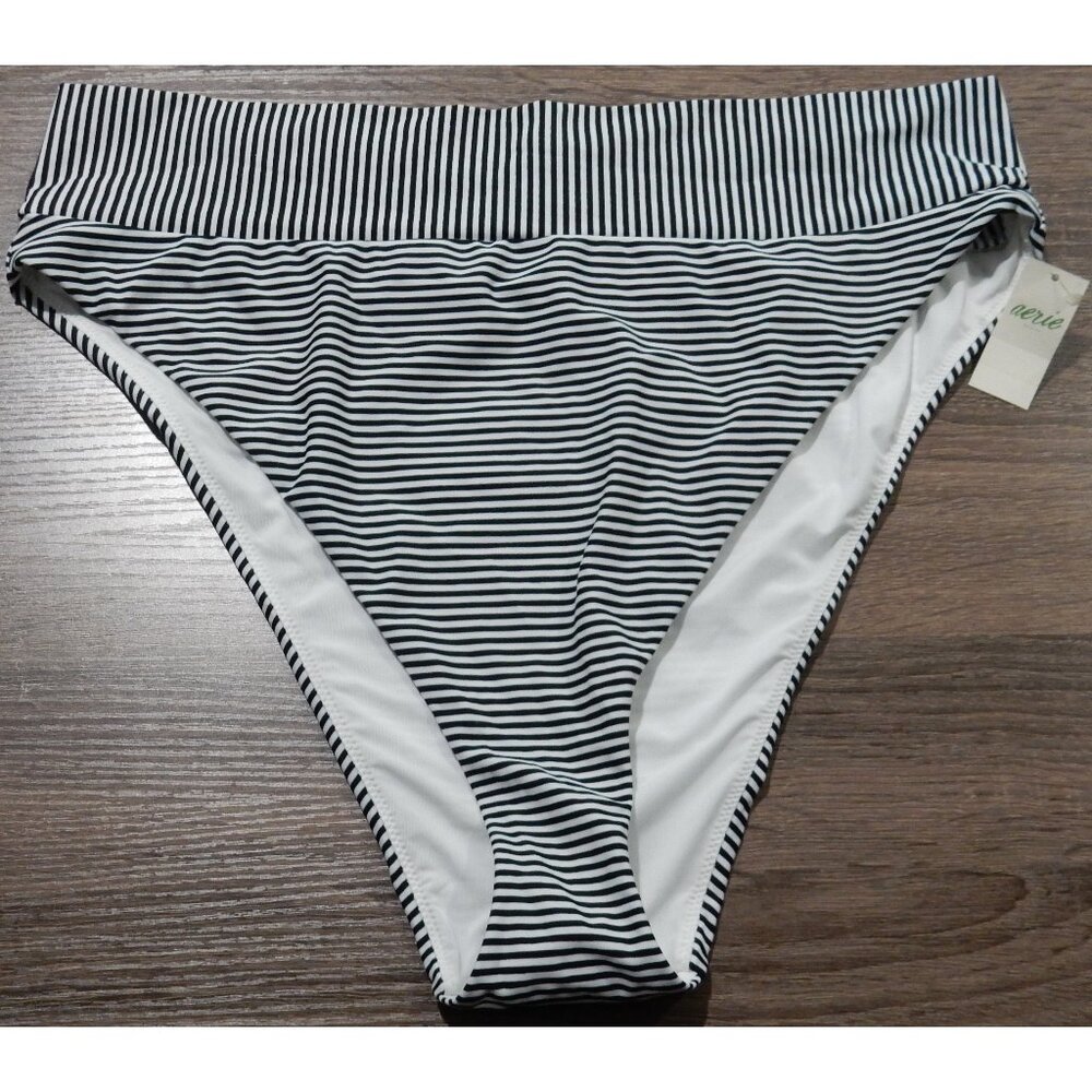 Aerie High Waist High Leg Cheeky Bikini Bottom - XXL